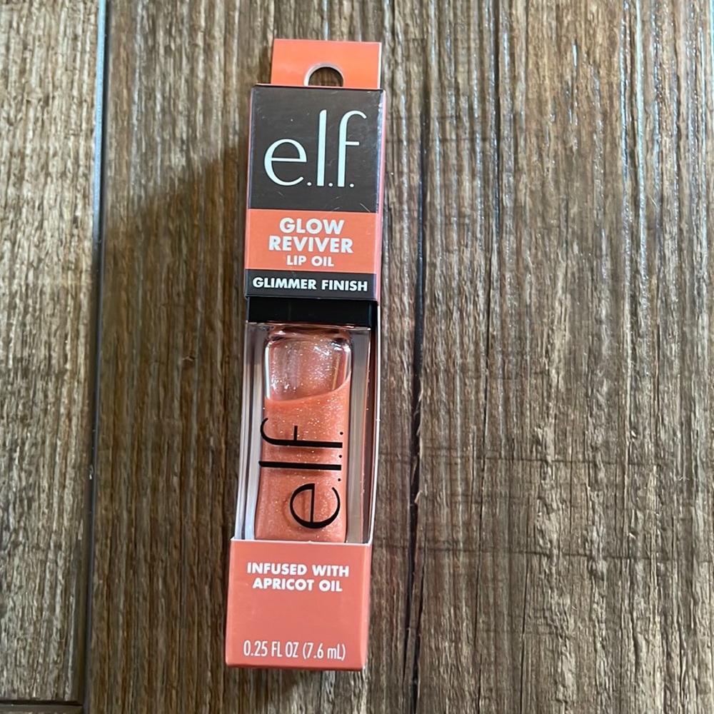 Elf Glow Reviver Lip Oil Glimmer Finish